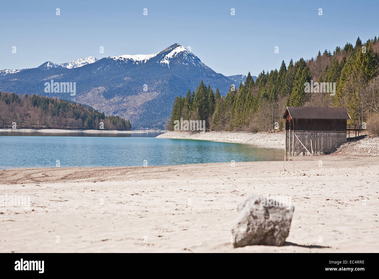 Valchensee Walchensee lake in bavarian hi-res stock photography and images - Alamy
