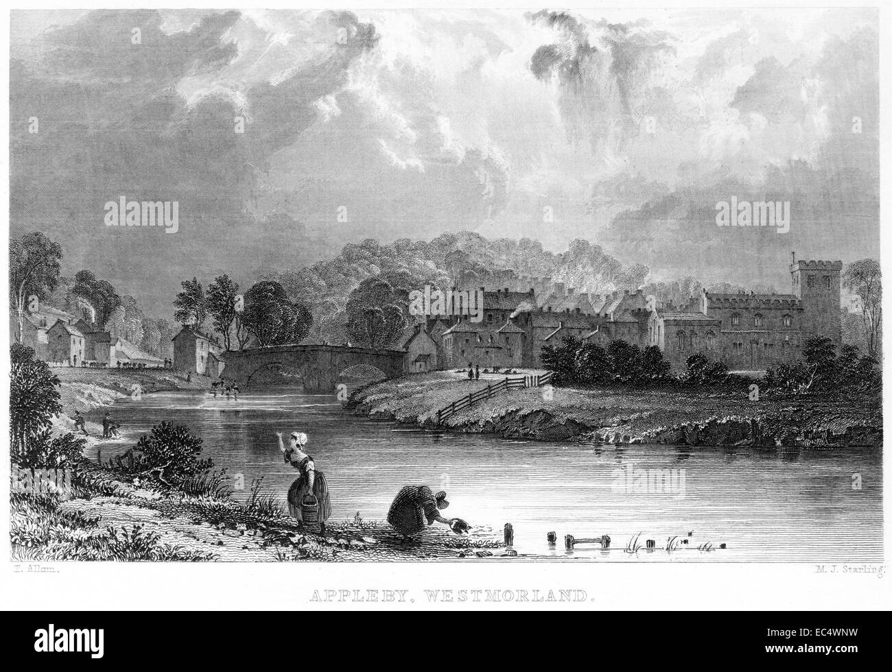 Appleby cumbria Black and White Stock Photos & Images Alamy