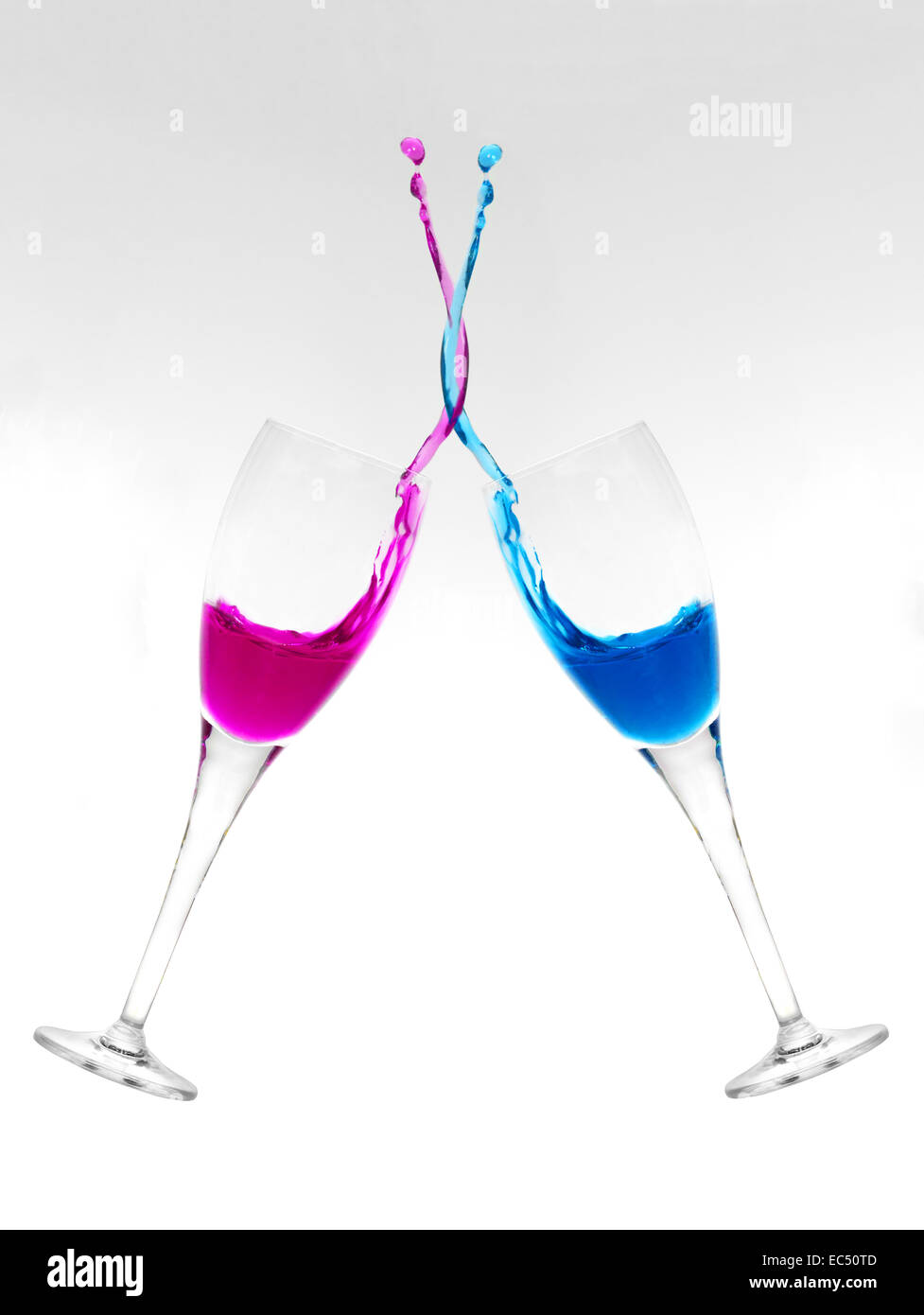 Two champagne glasses clinking hires stock photography and images Alamy