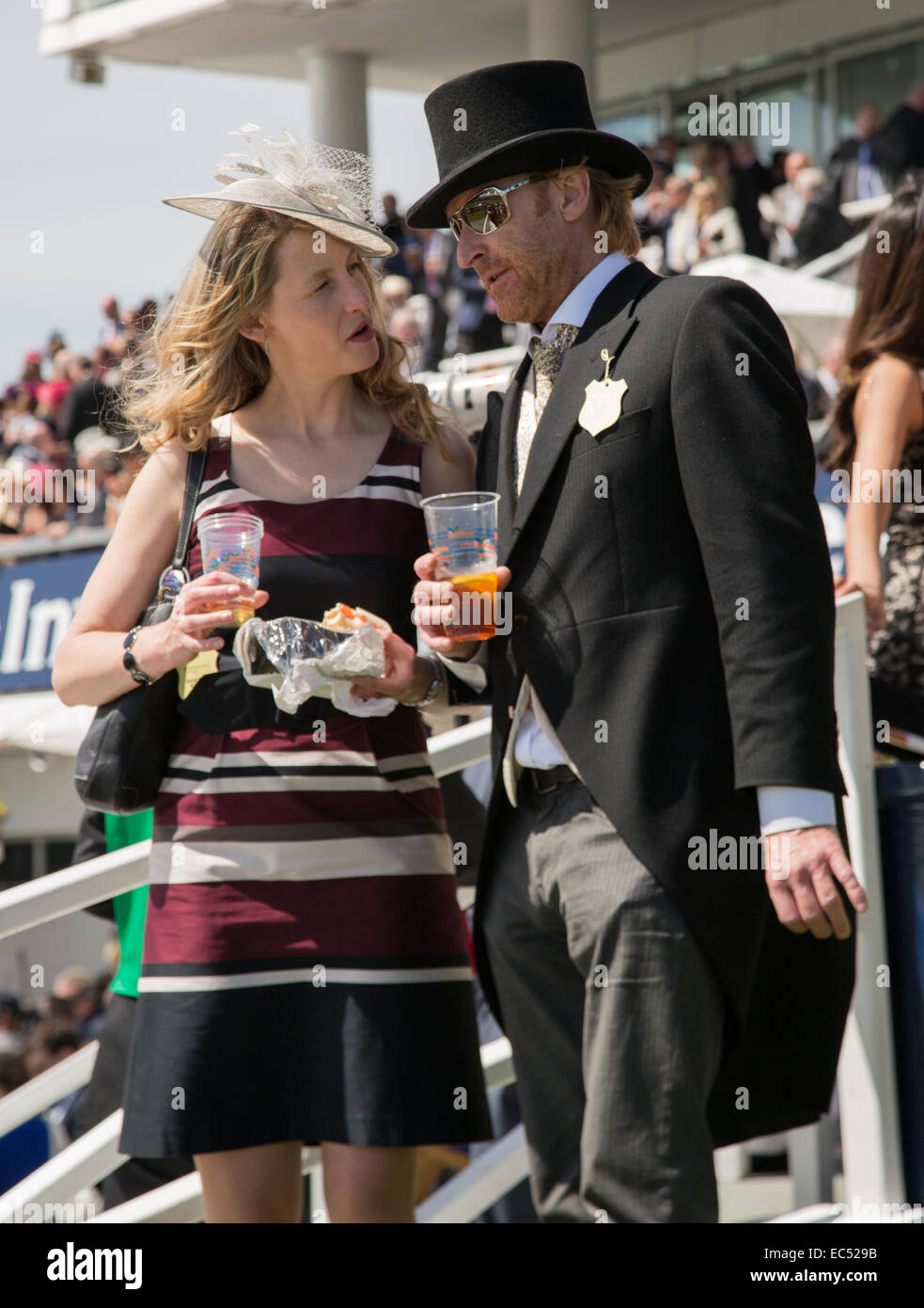 Epsom Oaks - Ladies Day Featuring: Crowd Shots Where: London, United ...