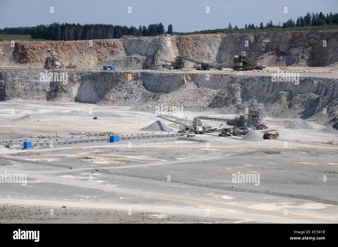 Limestone quarry Stock Photo Alamy