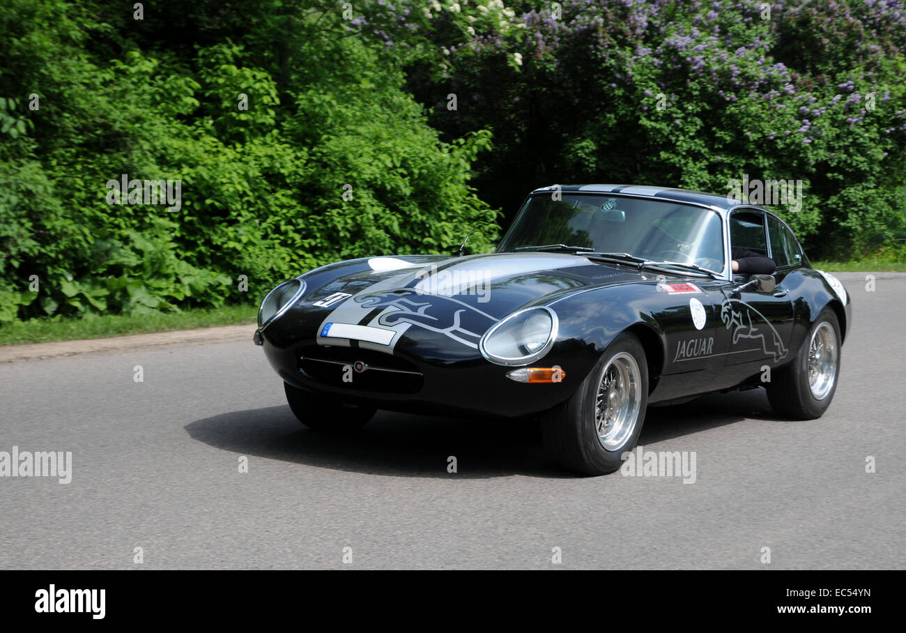 vintage car rally Stock Photo Alamy
