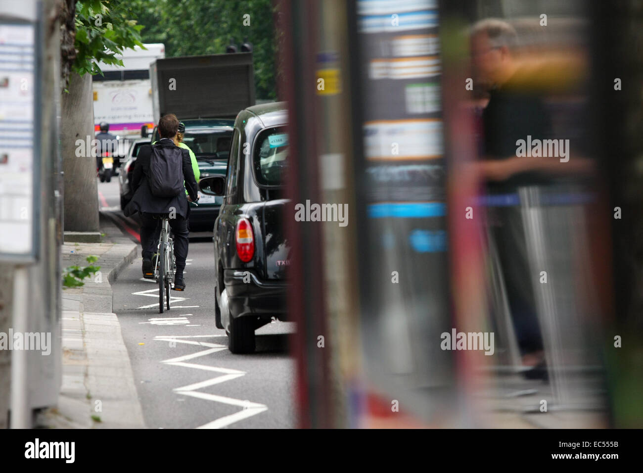 London traffic jam bikes hi-res stock photography and images - Alamy