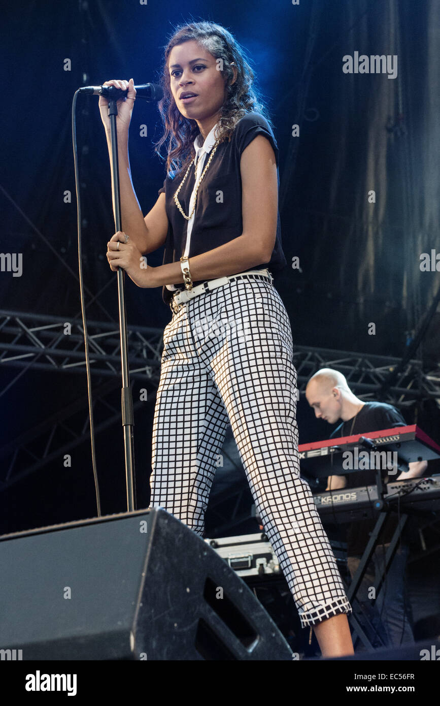 Alunageorge at Pori Jazz 2014 Stock Photo - Alamy