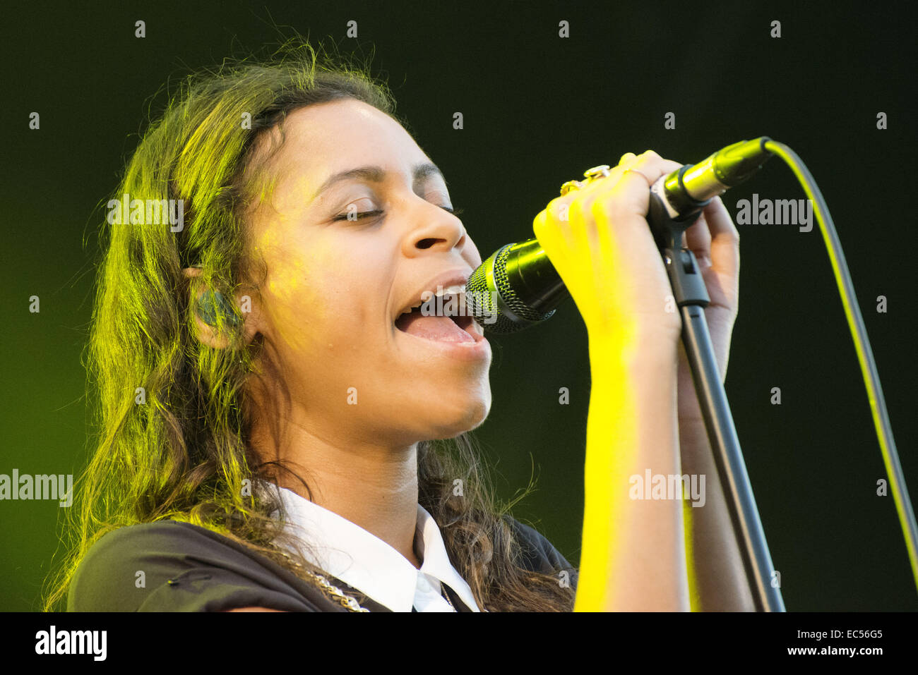 Alunageorge at Pori Jazz 2014 Stock Photo - Alamy