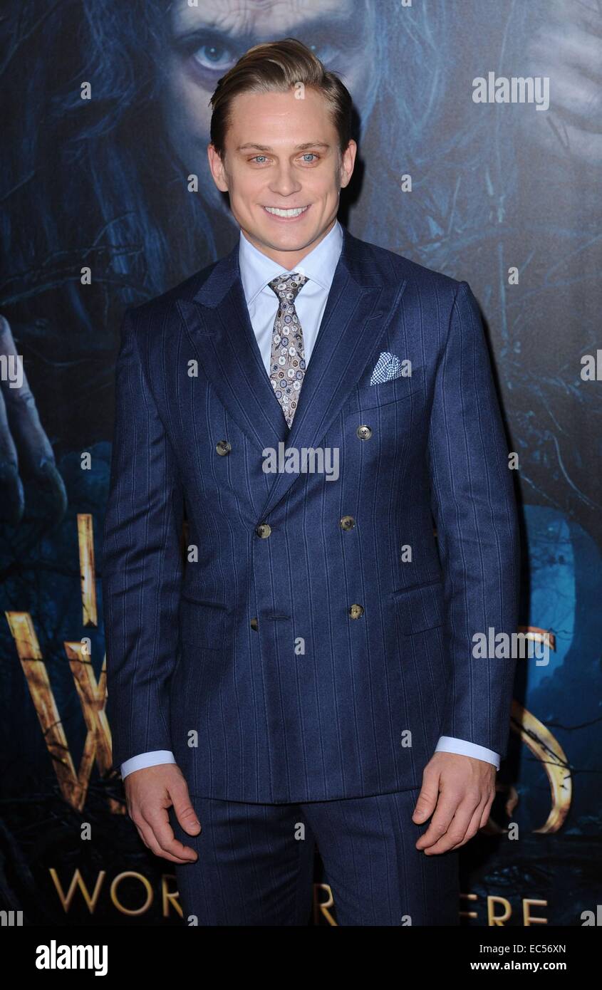Billy Magnussen at arrivals for INTO THE WOODS World Premiere, Ziegfeld