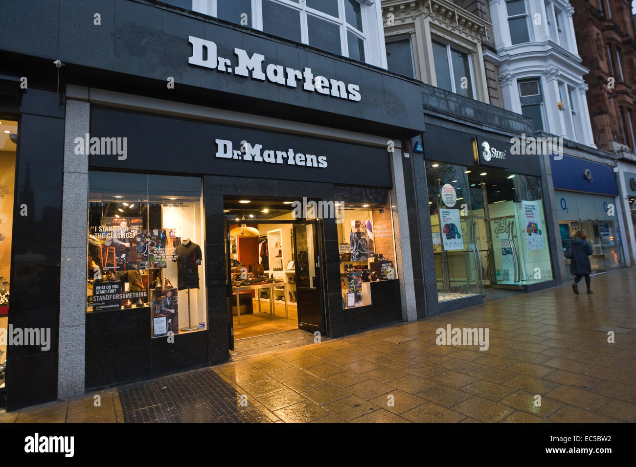 Dr MARTENS clothes fashion shop on Princes Street Edinburgh Scotland UK  Stock Photo - Alamy
