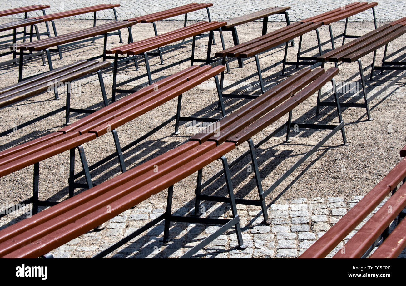Benches symbol hi-res stock photography and images - Alamy