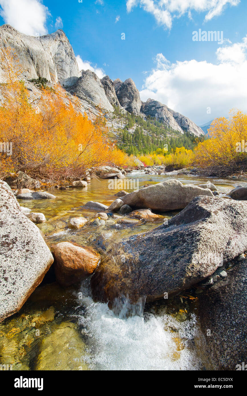 Bubb's Creek in the King's Canyon Wilderness, California, USA Stock Photo