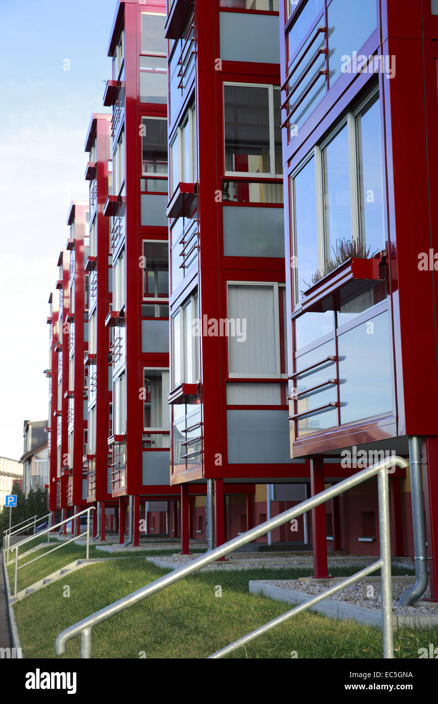 Winter gardens in an apartment building, Thuringia Stock Photo Alamy