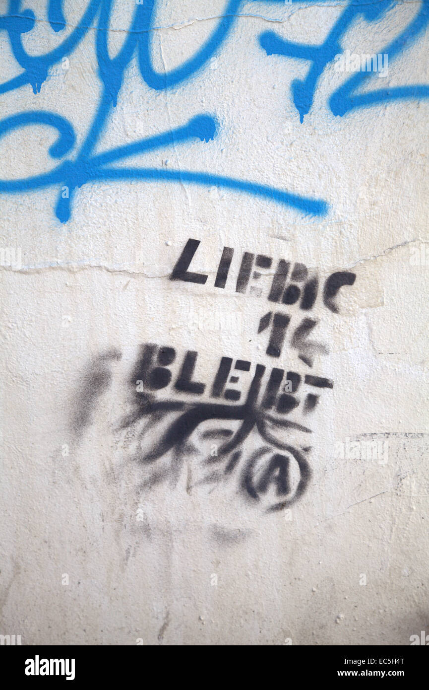 graffiti,berlin, linienstrasse Stock Photo