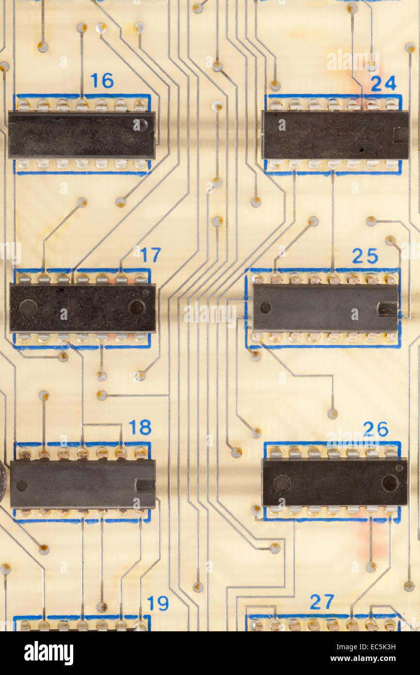 An old computer board Stock Photo Alamy