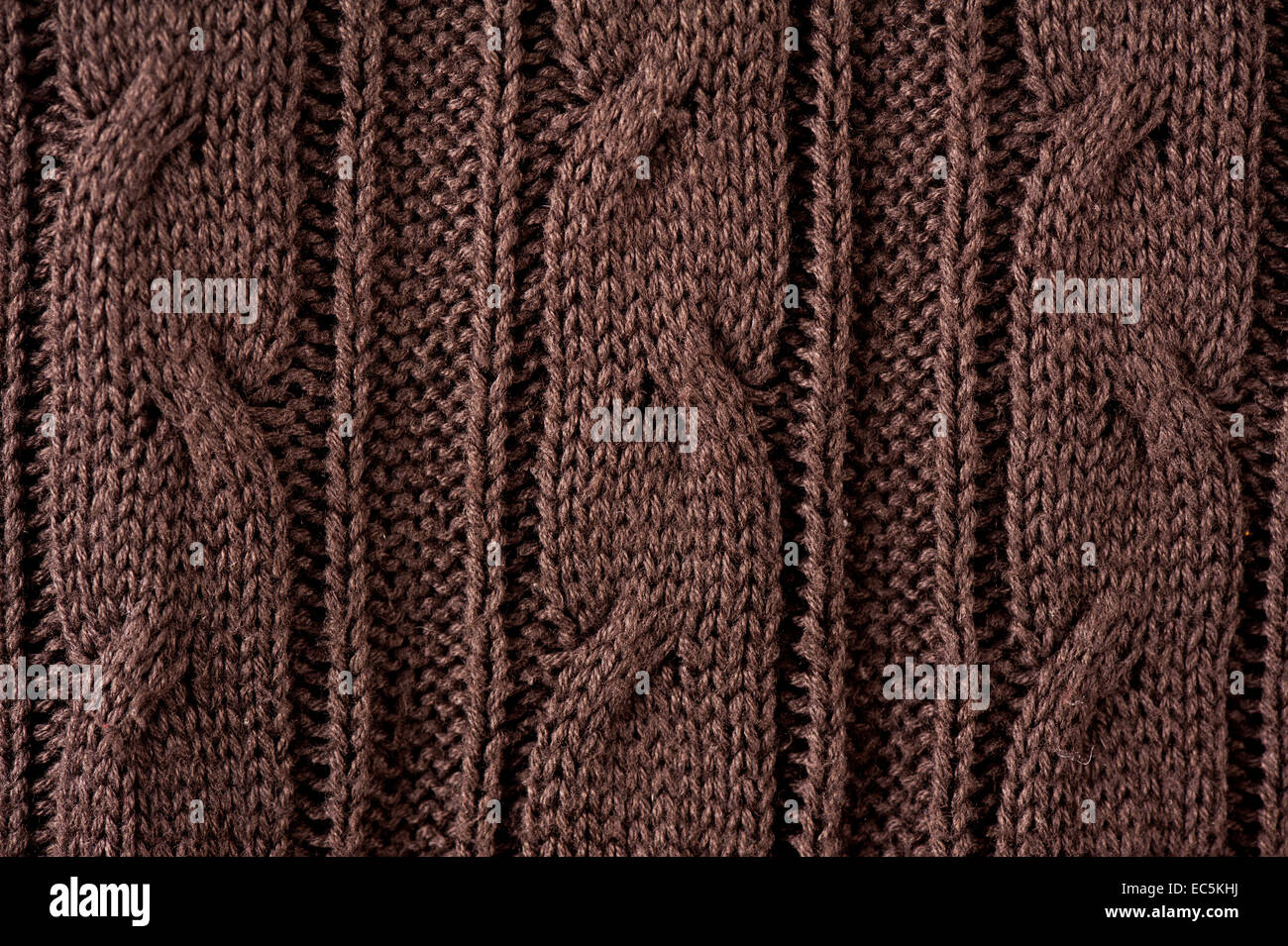 Brown braid jersey cloth texture Stock Photo