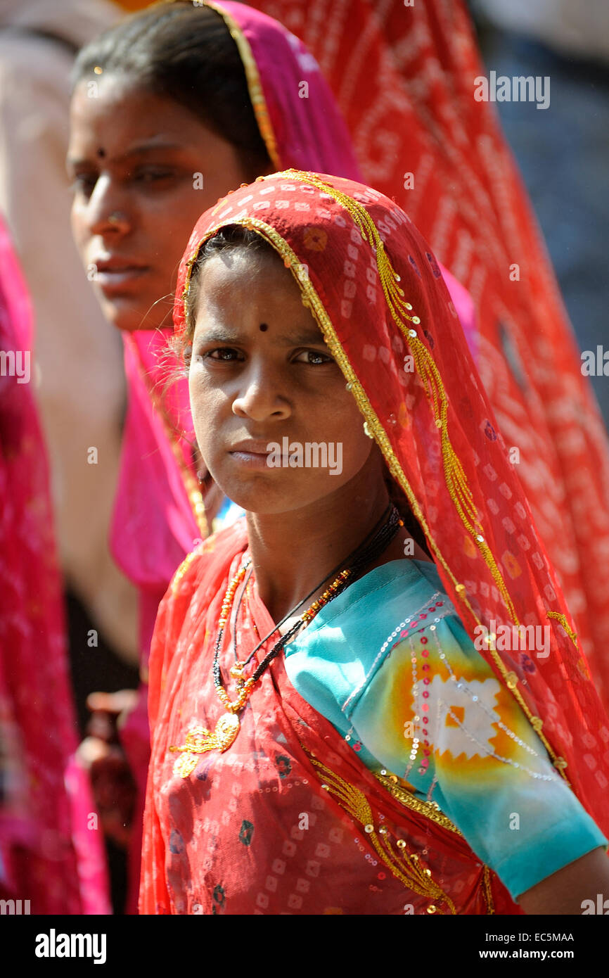 Indian girl with traditional dress Stock Photo Alamy