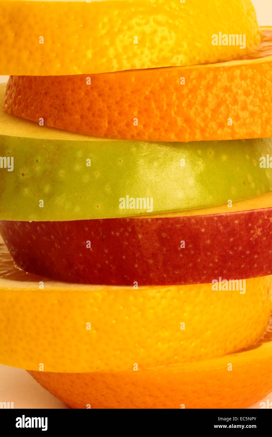 Red apple orange pear hi-res stock photography and images - Alamy