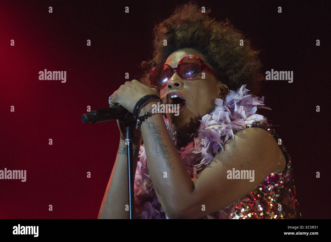 Macy Gray in Concert Stock Photo Alamy