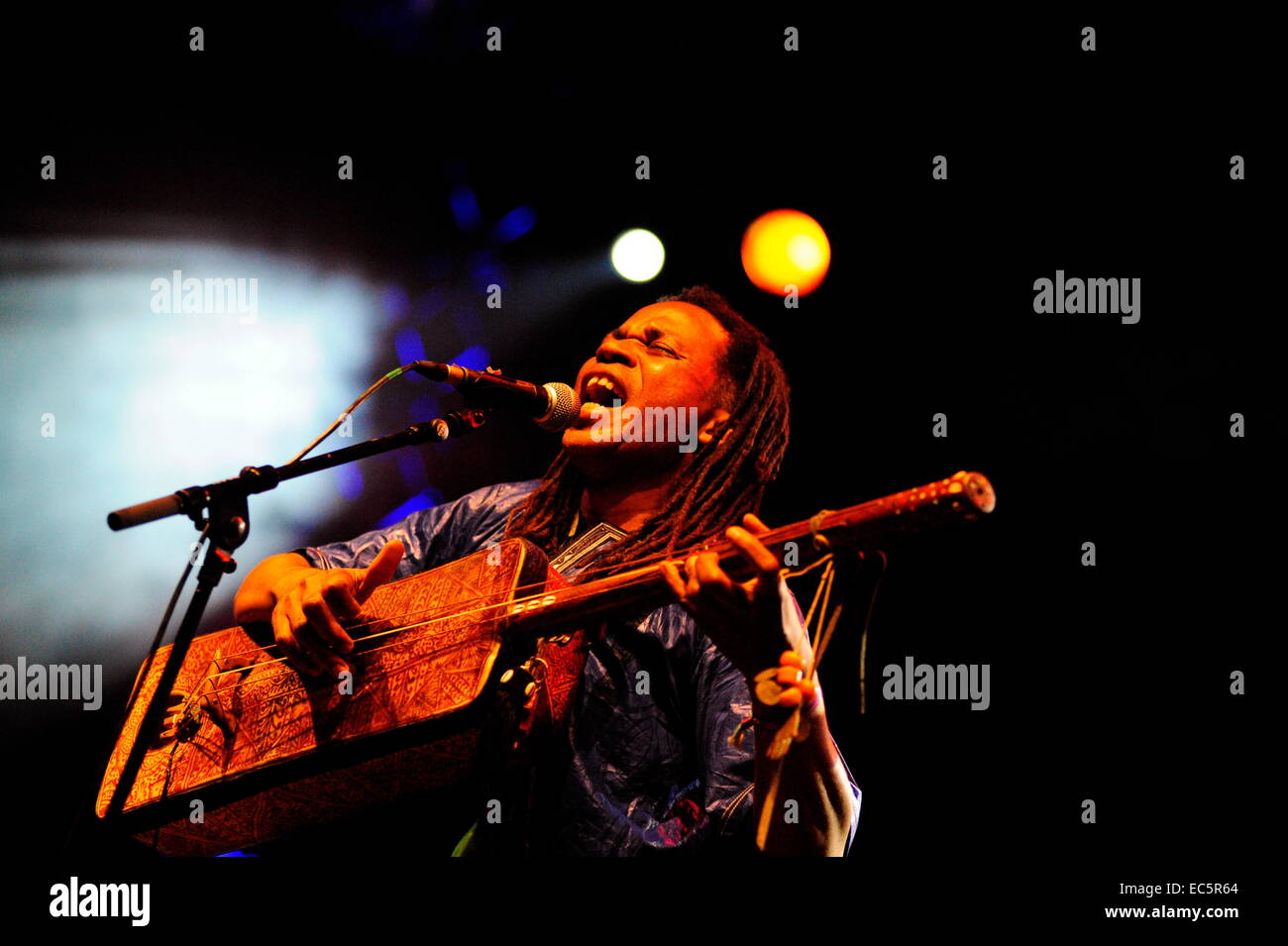 Chalaban from Marokko in Concert Stock Photo