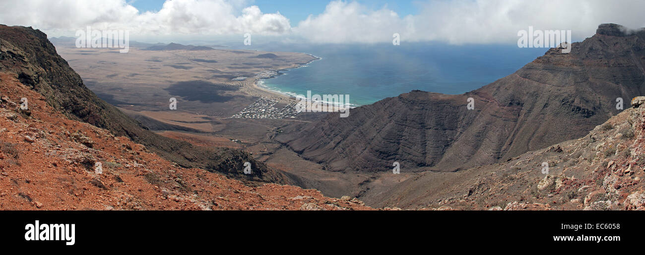 Famara Map Lanzarote famara hi-res stock photography and images - Alamy