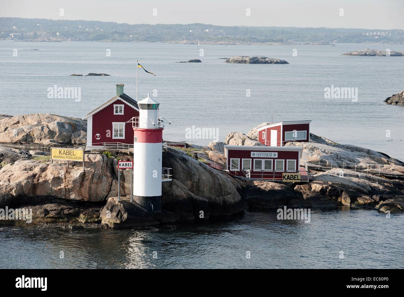 Sharpen island near gothenburg, photographed on friday, 25.05.2012. Stock Photo