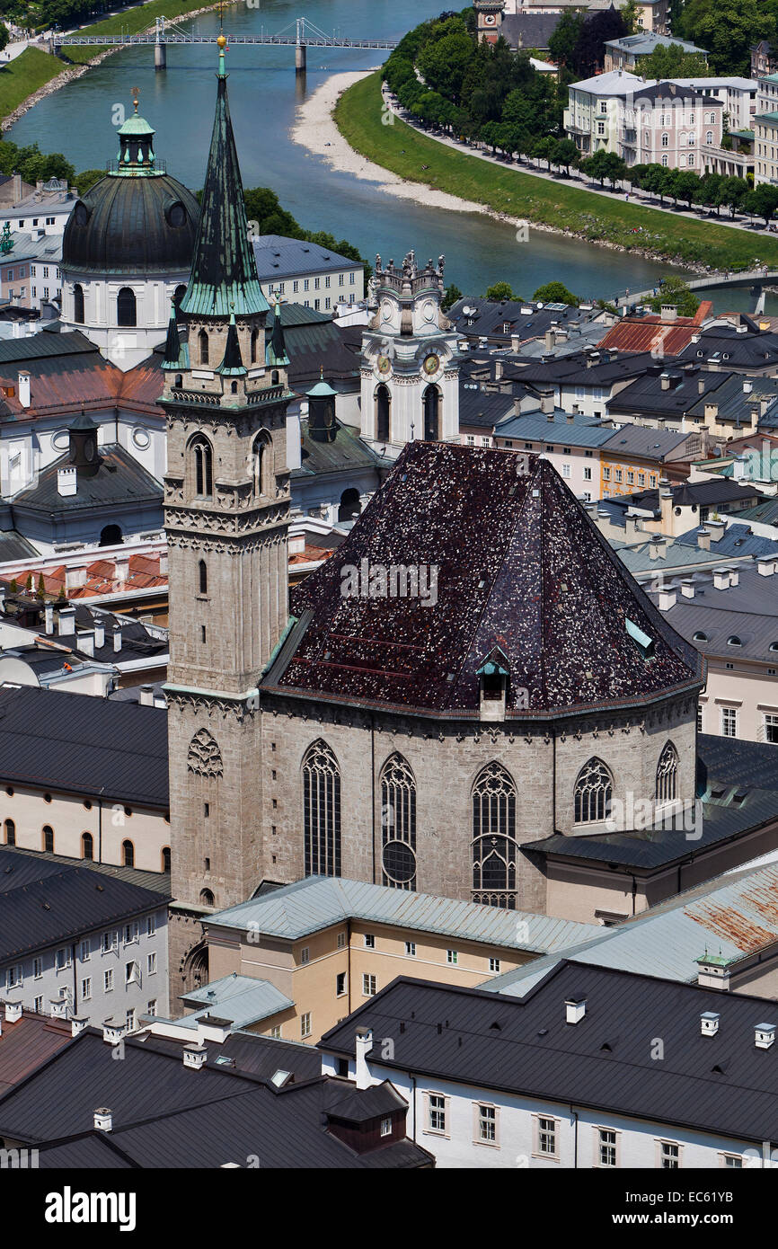 historic city in Salzburg, Salzburg, Austria, Europe Stock Photo