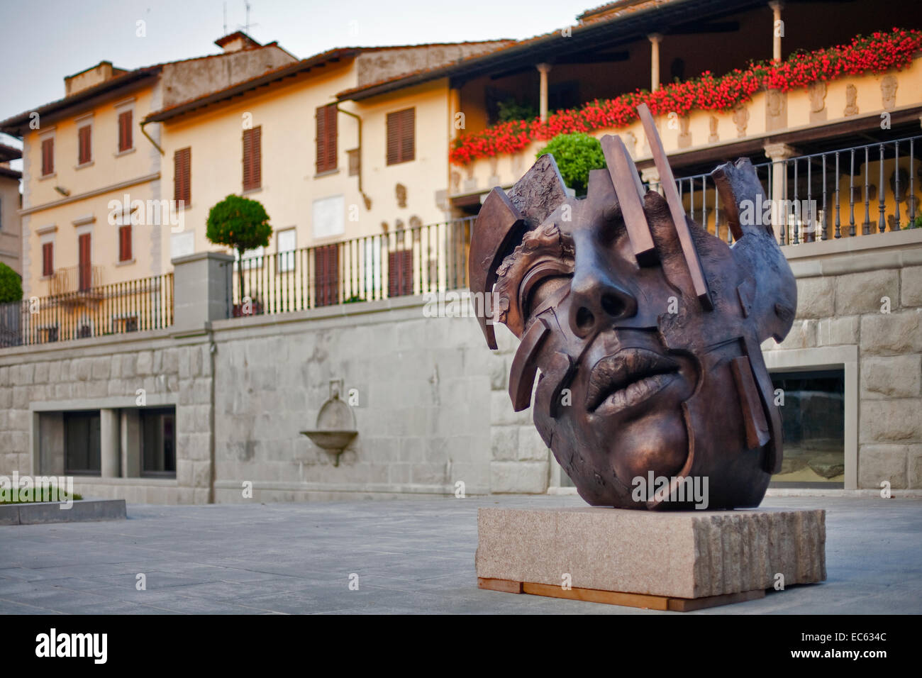 Fiesole Piazza Mino , Florence, Italy, Europe Stock Photo