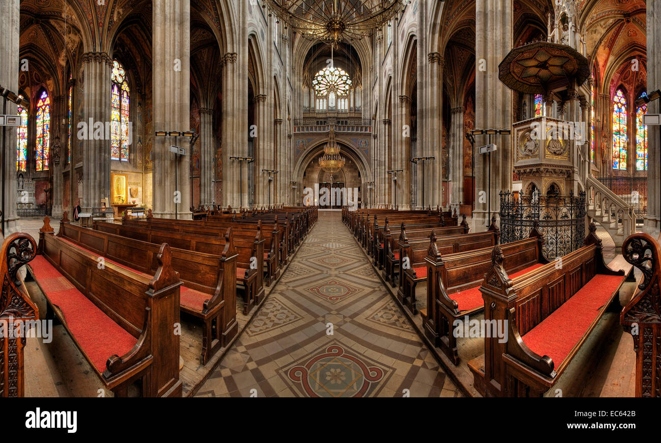 votive church in Vienna, Austria, Europe Stock Photo