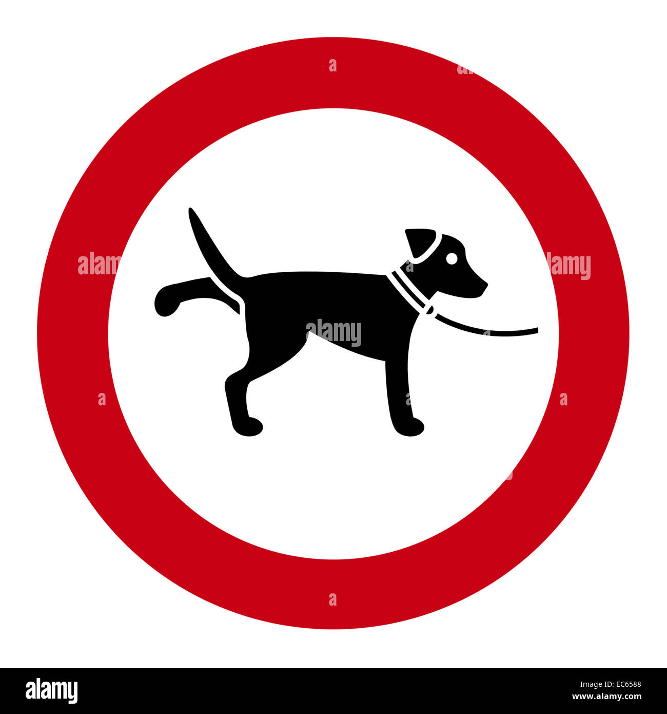 Dog Sign Stock Photo