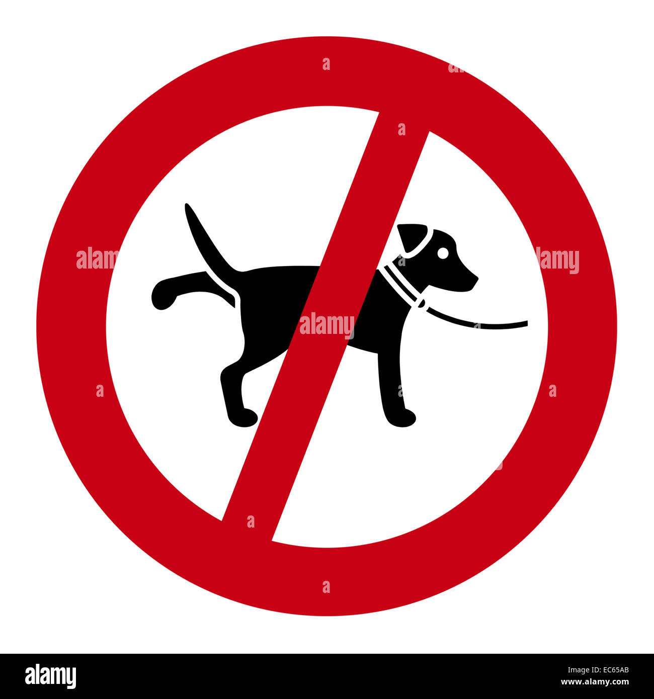 Dog Sign Stock Photo
