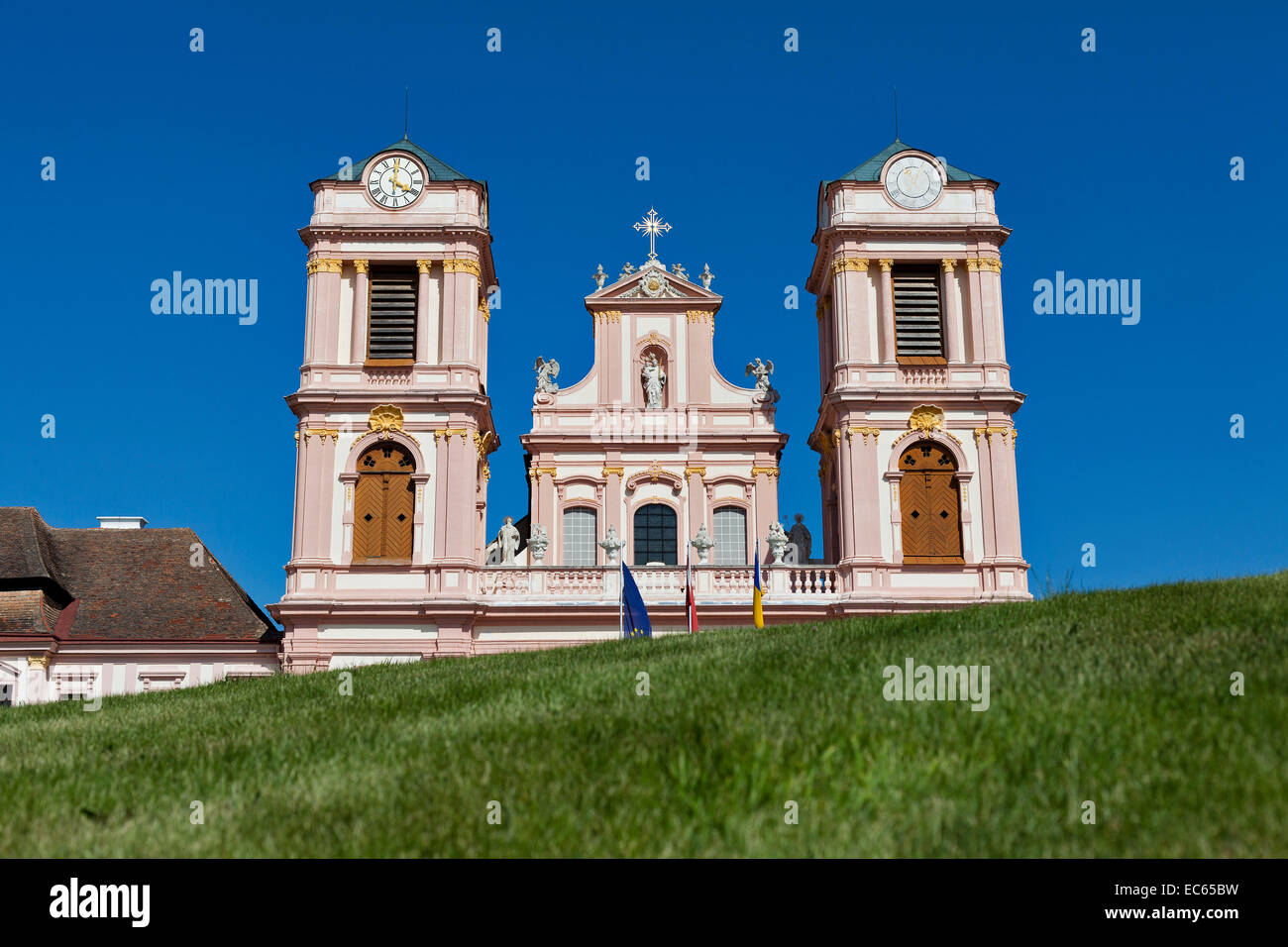 Benedictine Convent Göttweig, Danube valley, Lower Austria, Austria Stock Photo