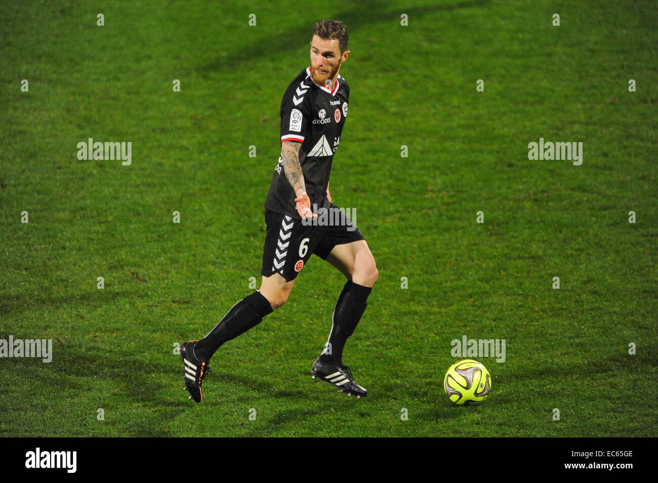 Antoine DEVAUX - 04.12.2014 - Lyon/Reims - 16eme journee de Ligue 1 .Photo : Jean Paul Thomas/Icon Sport Stock Photo