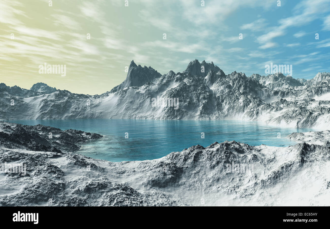 Glacial panorama hi-res stock photography and images - Alamy