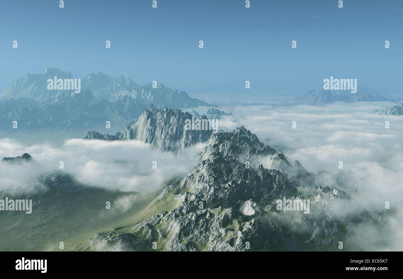 Illustration mountains hi-res stock photography and images - Alamy