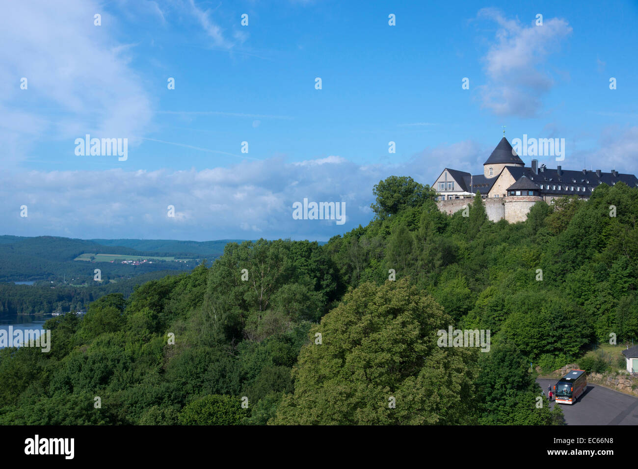 Schloss Waldeck Castle, Edeersee lake, district of Waldeck Frankenberg