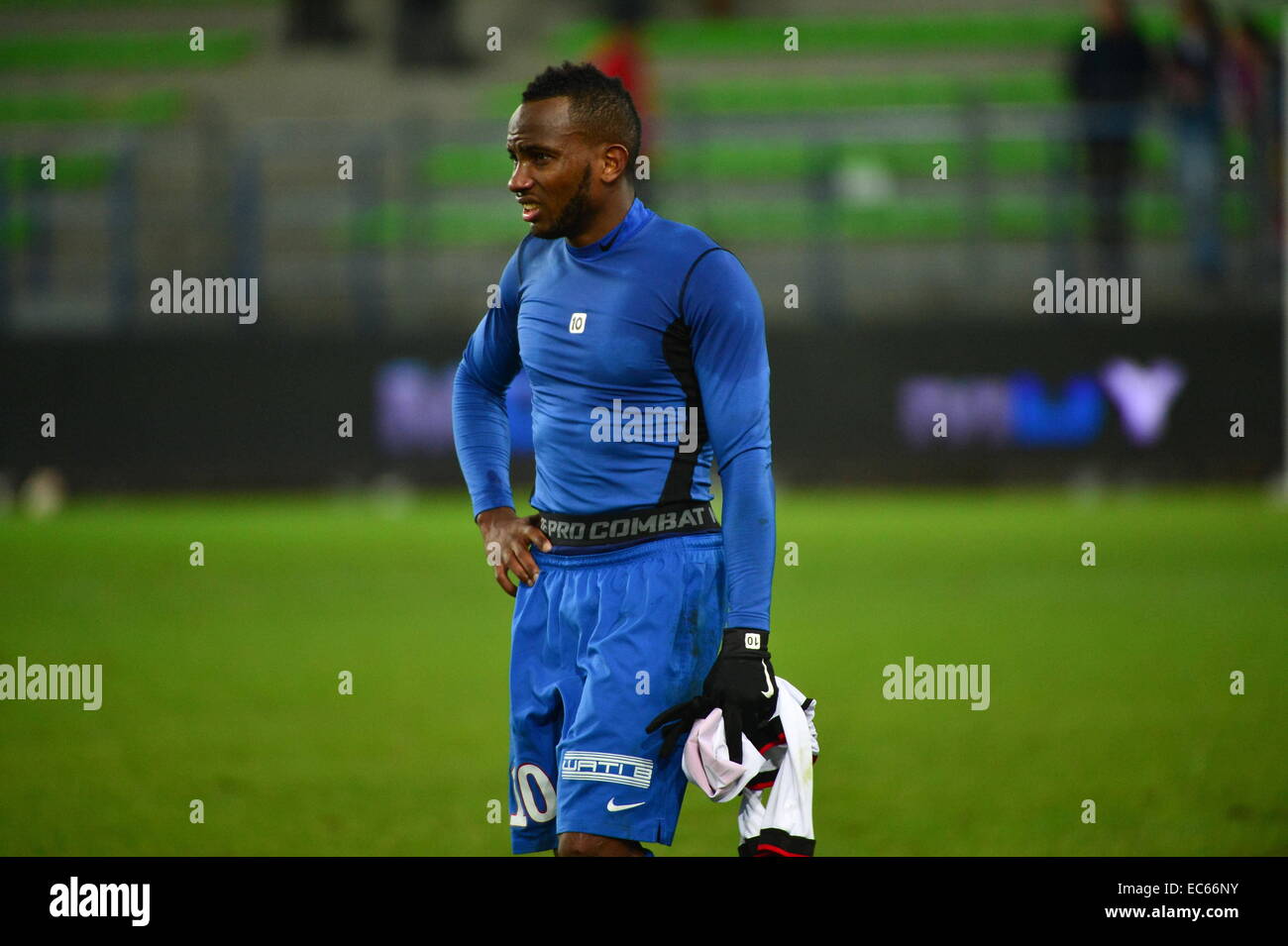 Deception Lenny NANGIS - 05.12.2014 - Caen/Nice - 17eme journee de Ligue 1 -.Photo : Dave Winter/Icon Sport Stock Photo