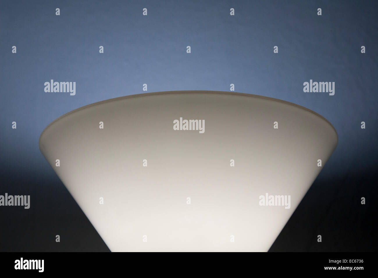 Abstract image created with a lamp and lighting. Stock Photo