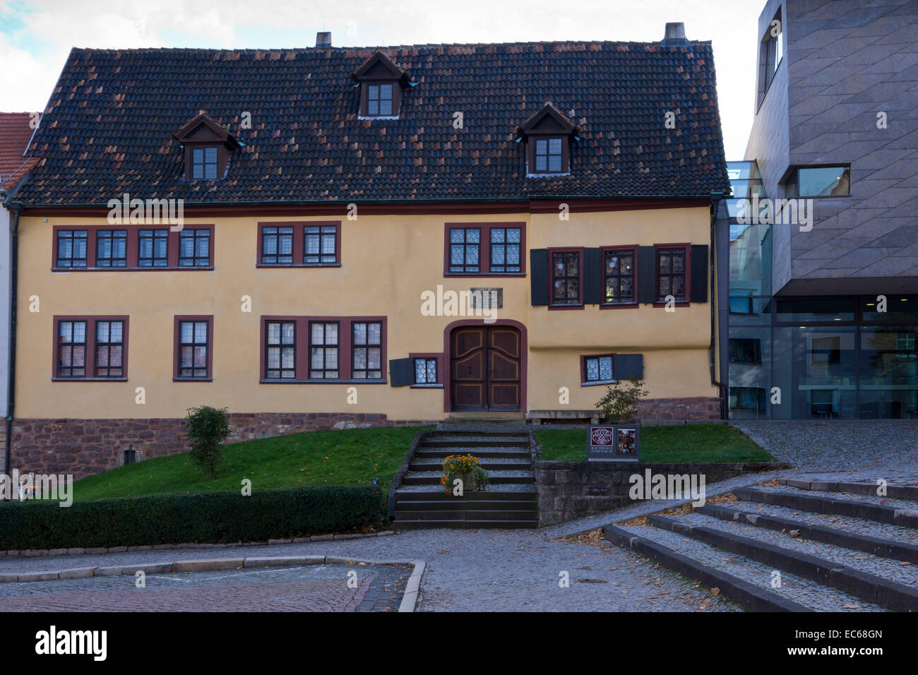 Bach House, Eisenach, Thuringia, Germany, Europe Stock Photo