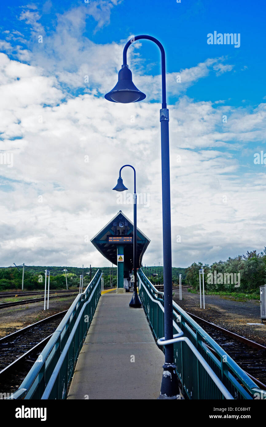 Montauk train station in long hires stock photography and images Alamy