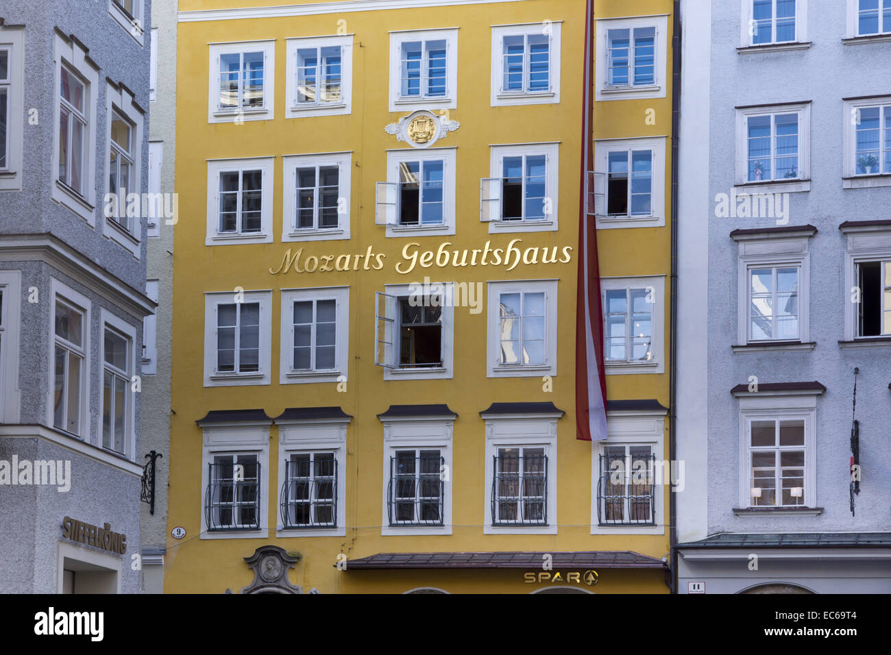Mozart s Birthplace, Salzburg, UNESCO World Heritage Site, Salzburger ...