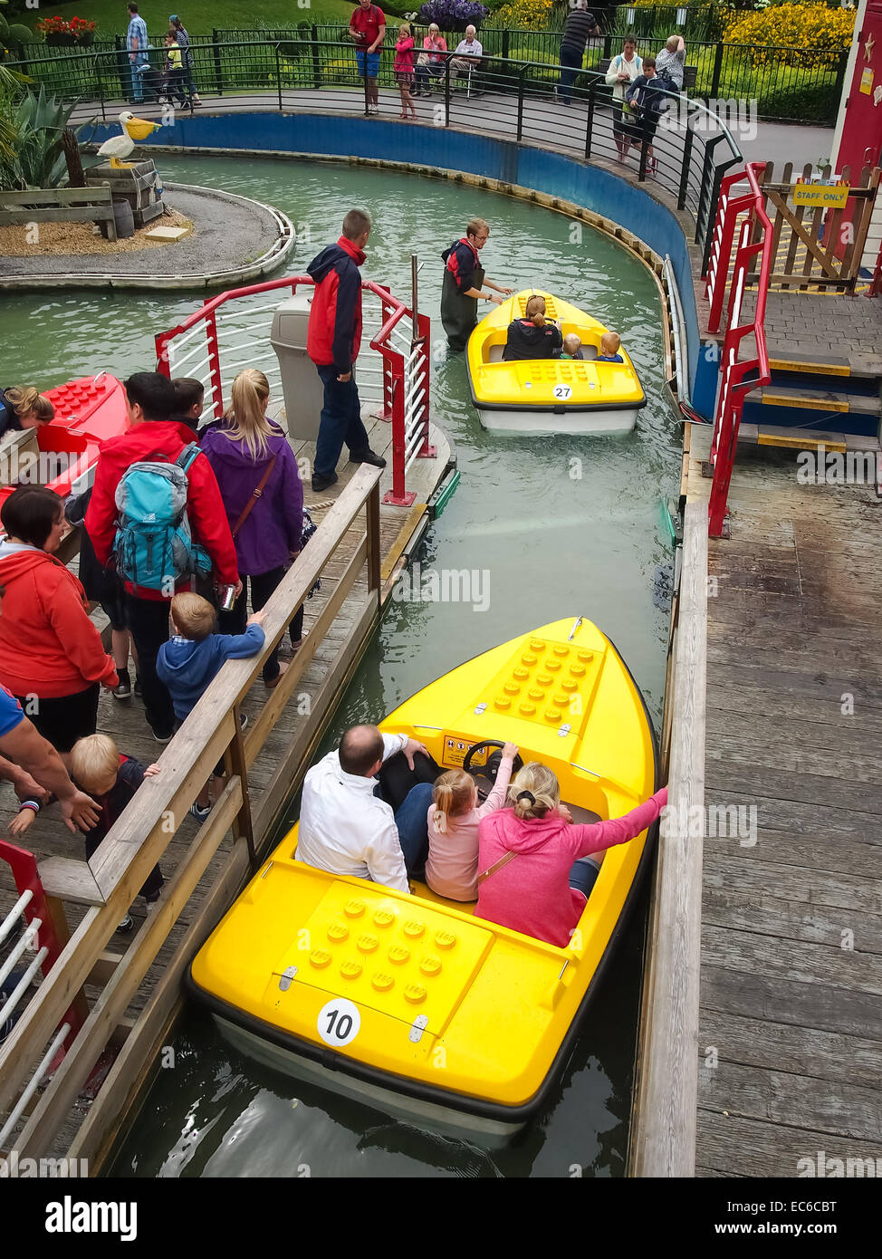 Legoland Windsor Boating School Stock Photo