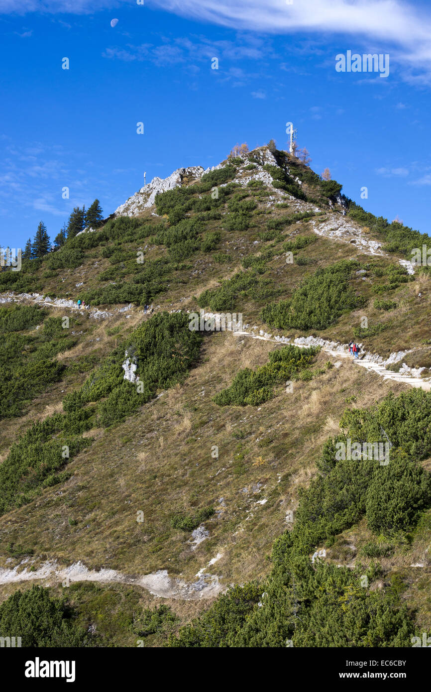 Summit of the Mt. Jenner, Berchtesgaden National Park, Berchtesgadener ...