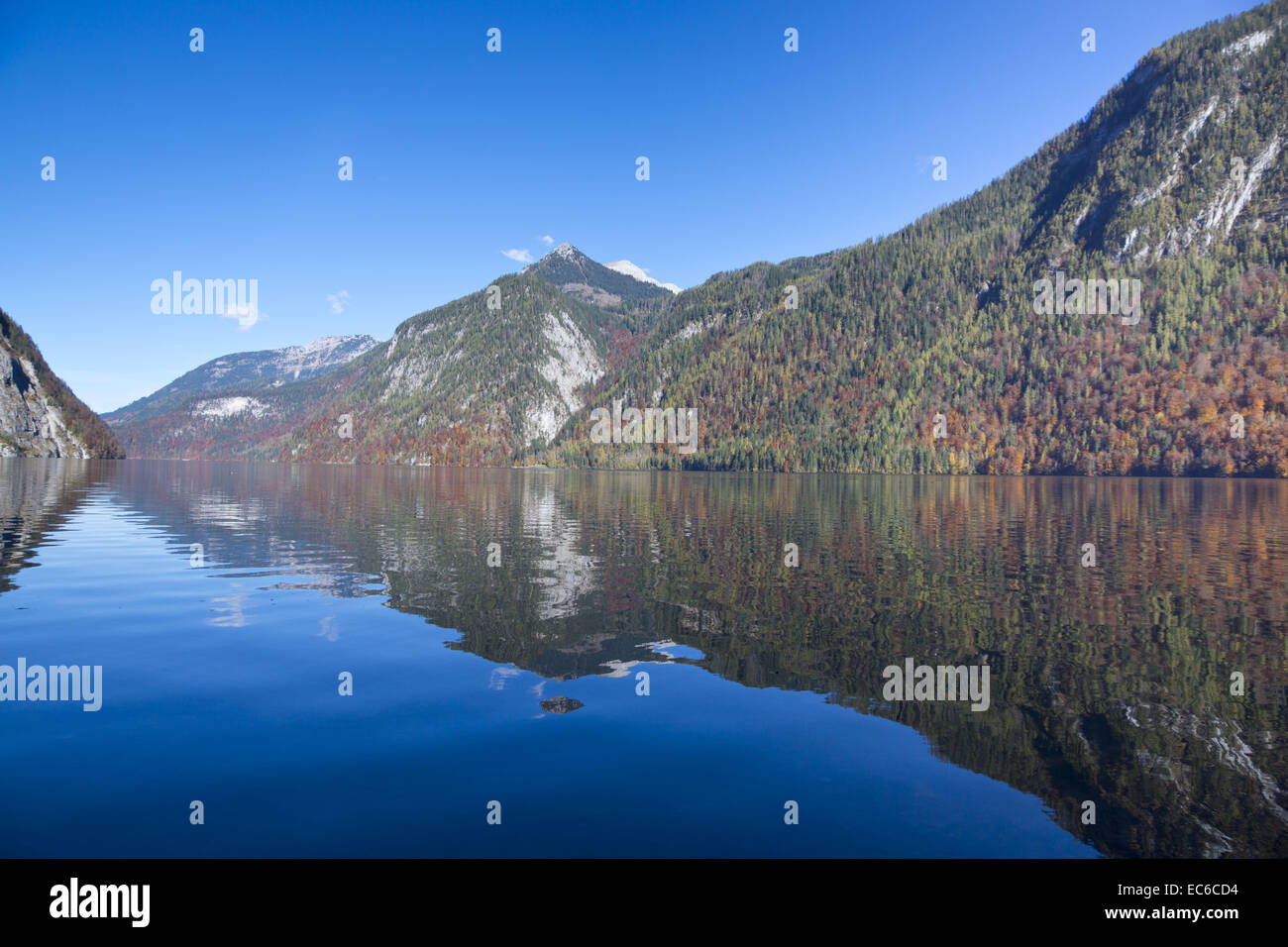 Lake Koenigssee Schoenau am Koenigssee Berchtesgaden Nation Park ...
