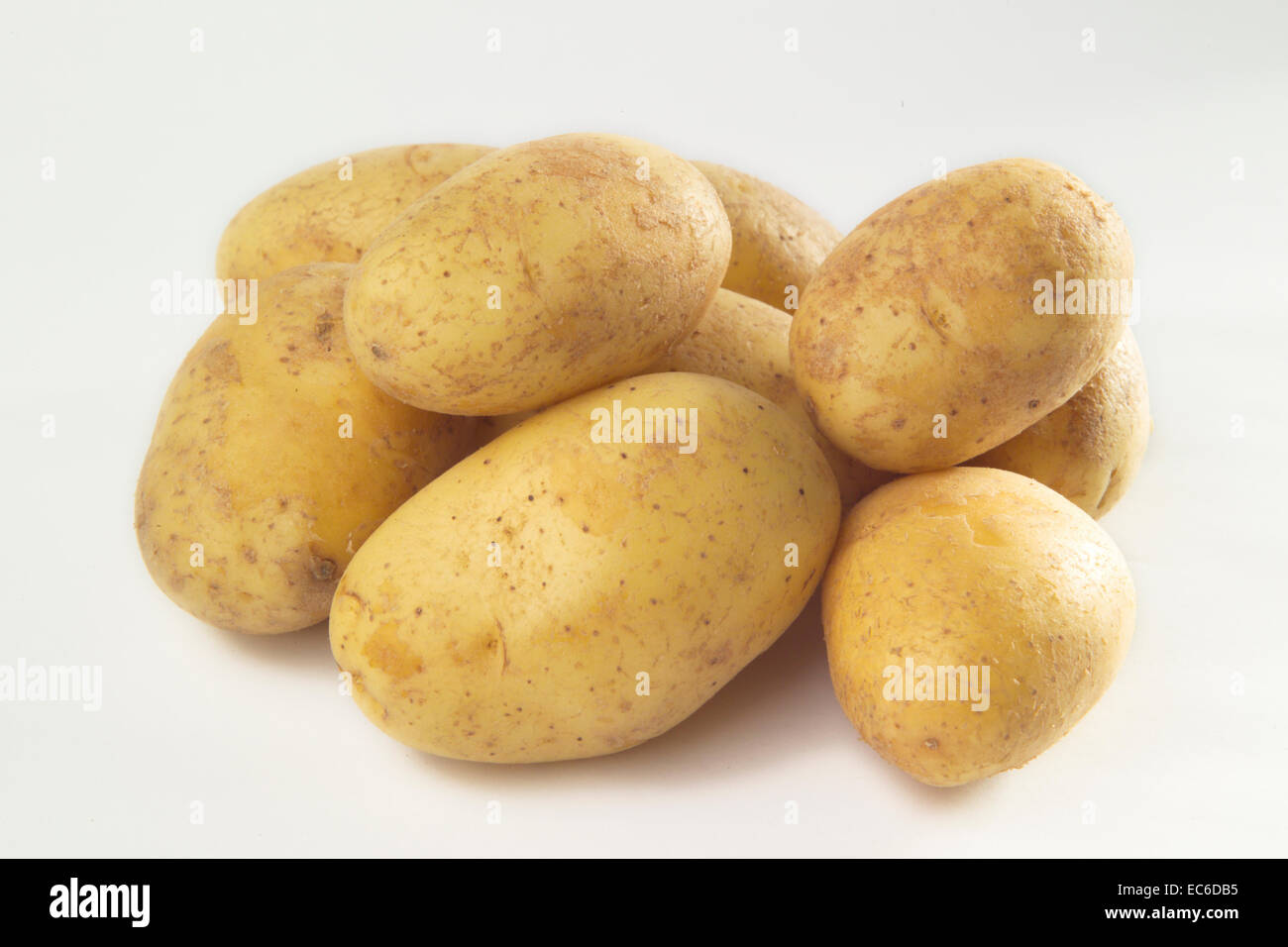 a few potatoes Stock Photo
