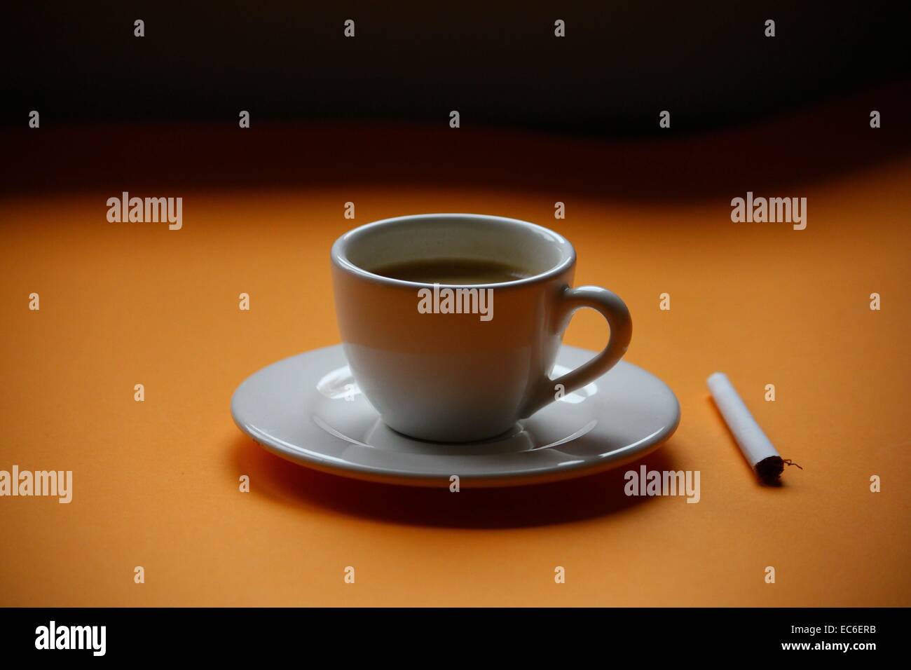 coffee & cigarettes Stock Photo Alamy