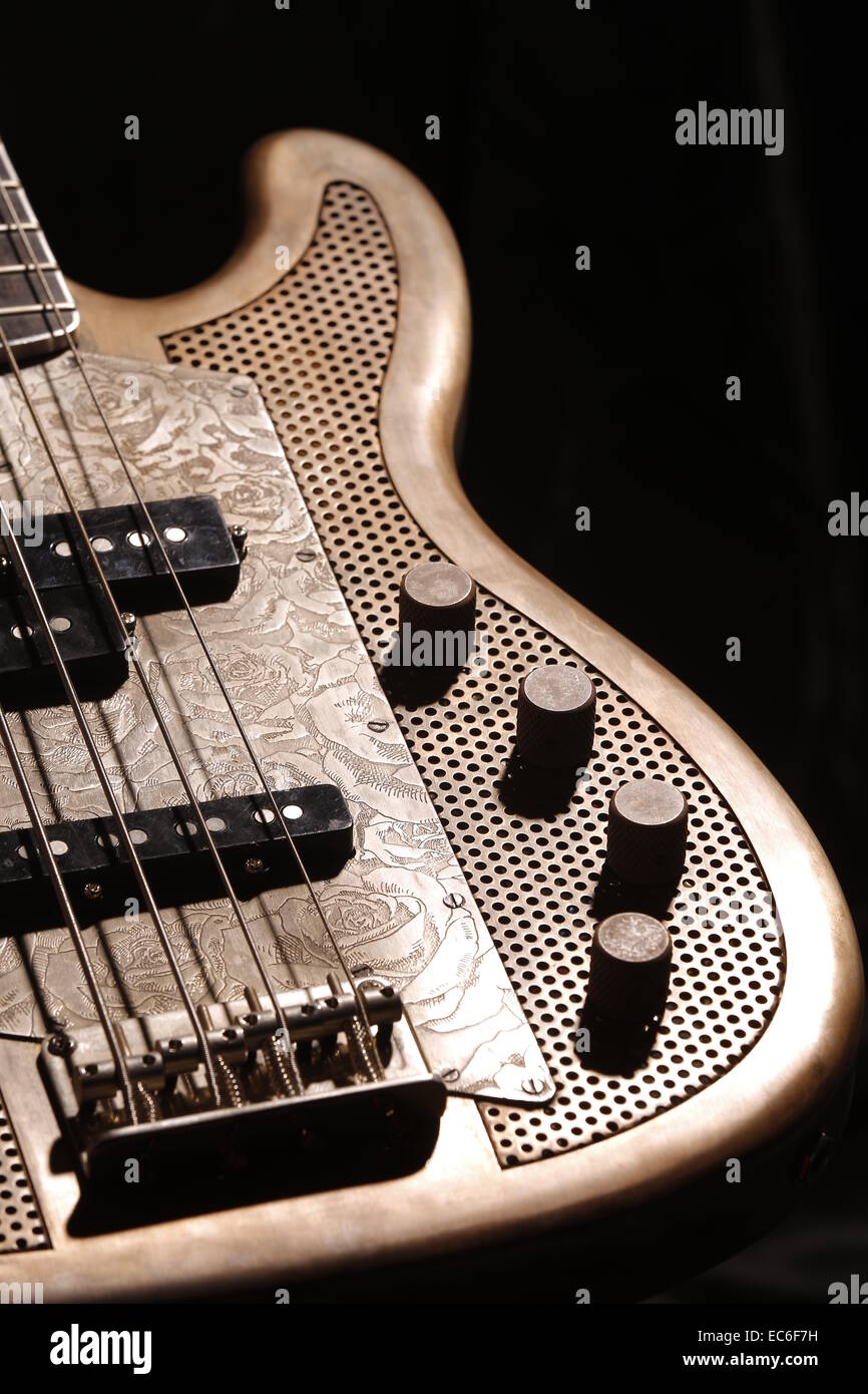 Guitar metal guitar body Stock Photo Alamy