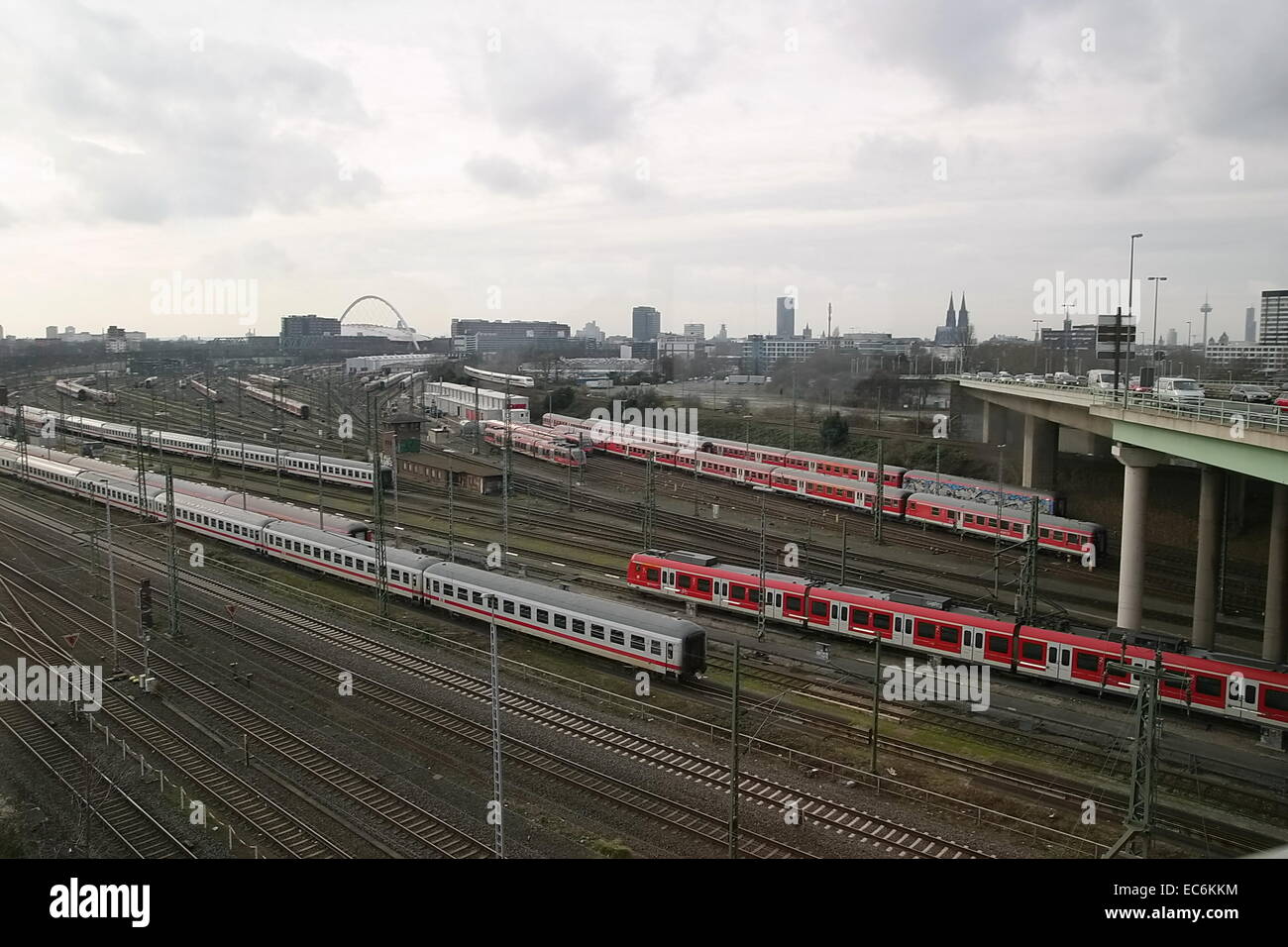 german railway Stock Photo