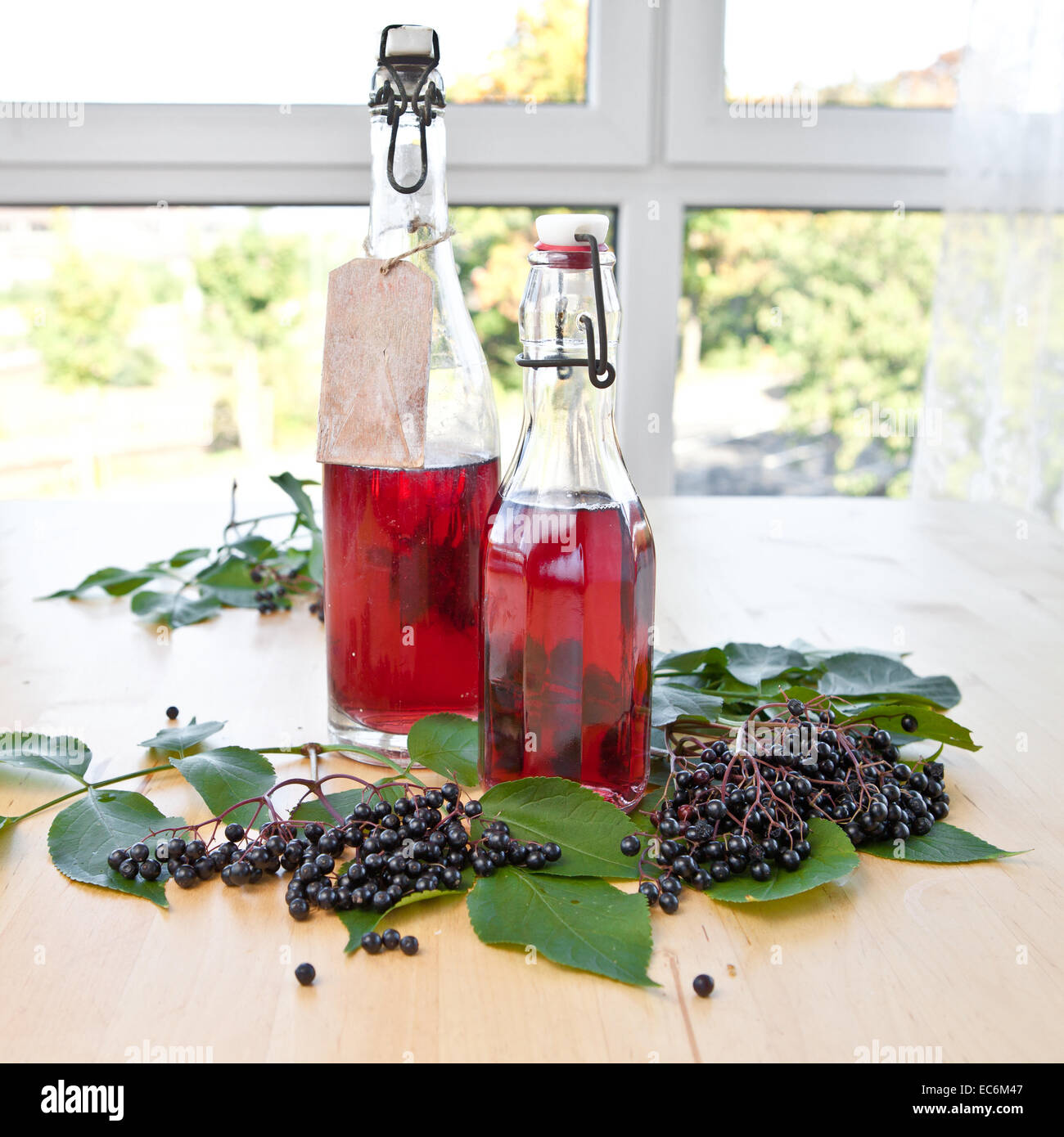 Elderberry liqueur hires stock photography and images Alamy