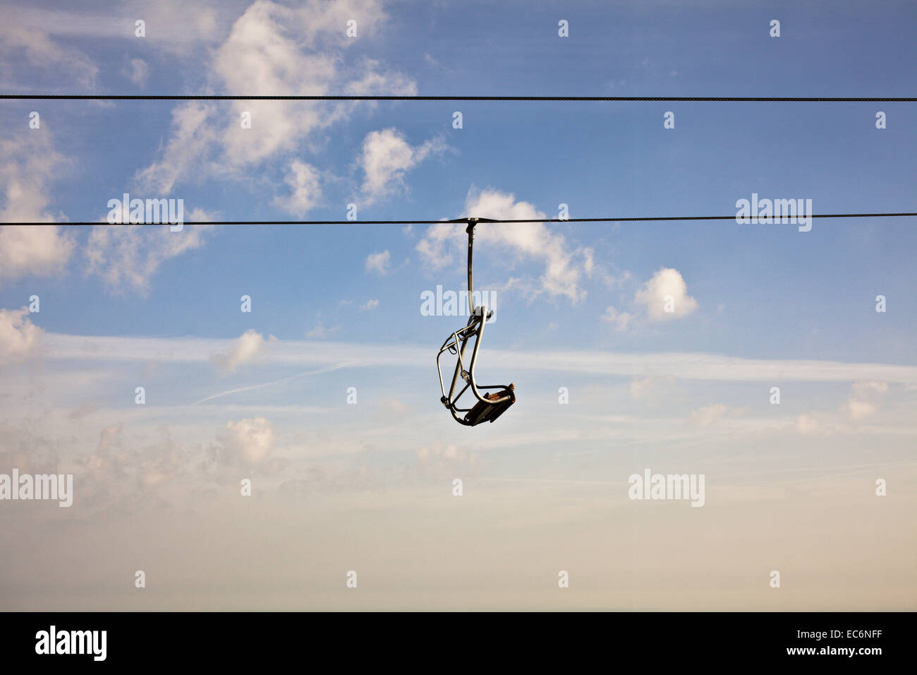 Sessellift - Skyhook - cable car Stock Photo