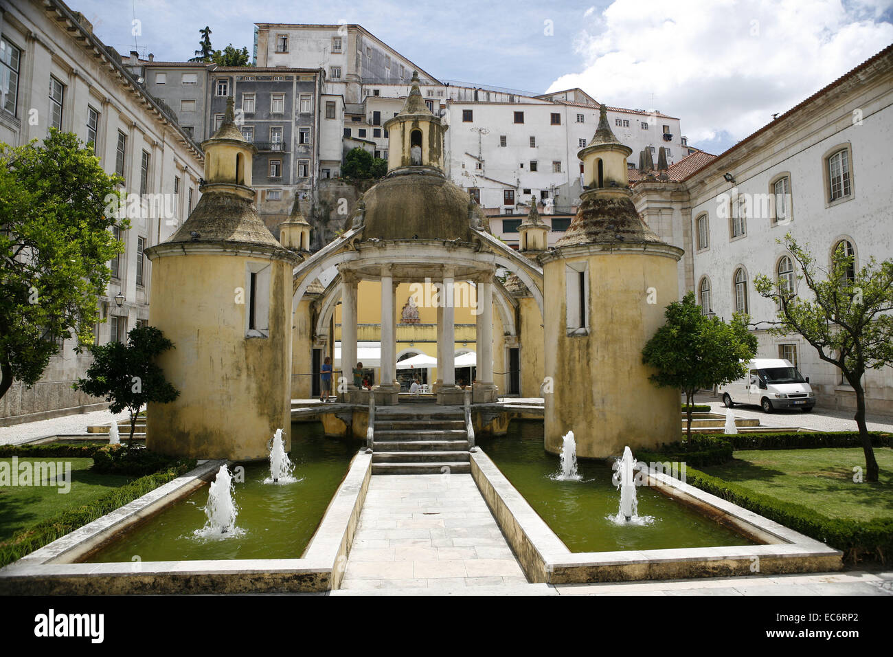 jardim da manga esplanade coimbra centro region portugal europe Stock Photo  - Alamy