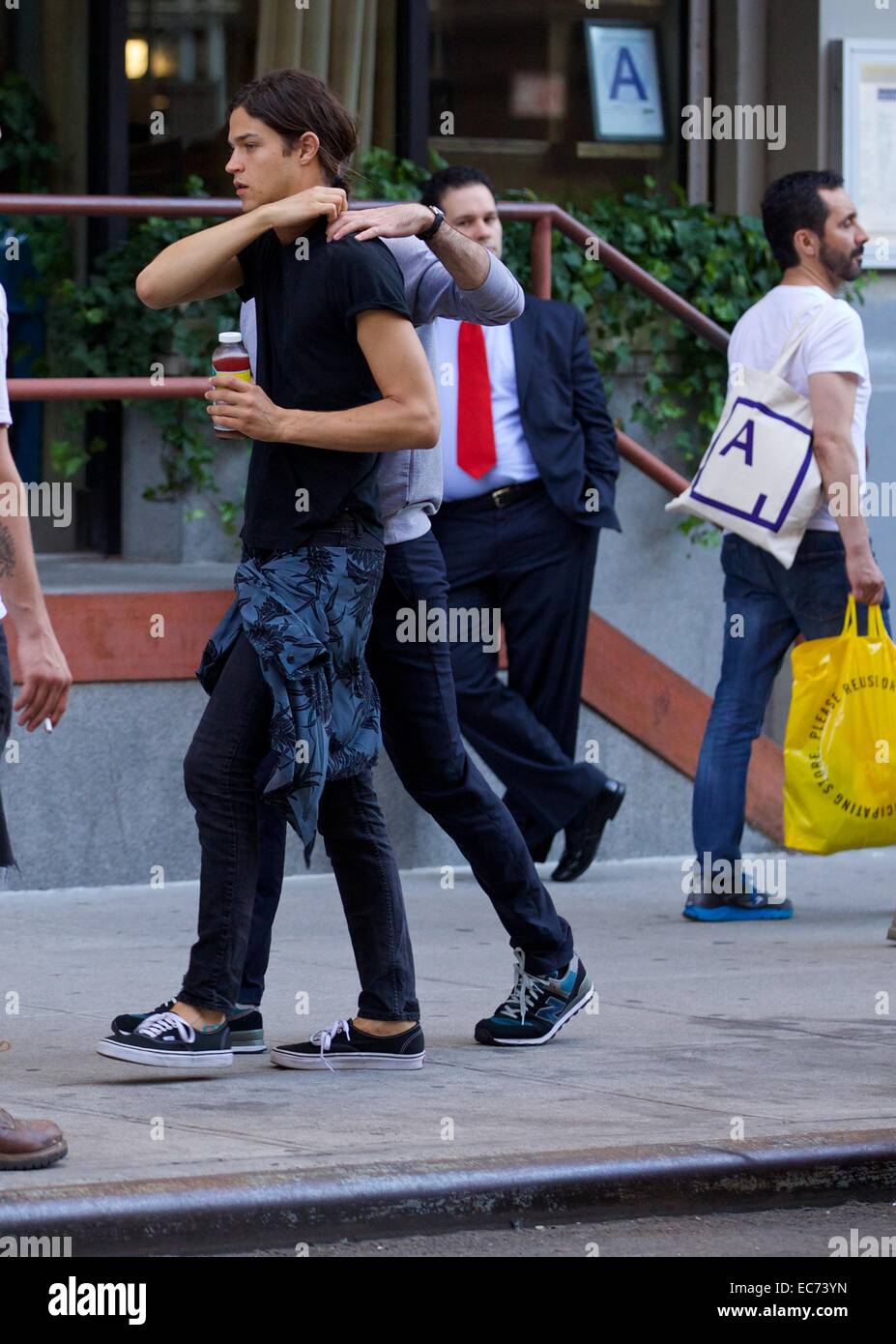 Zachary Quinto spotted in the East Village with his boyfriend in New