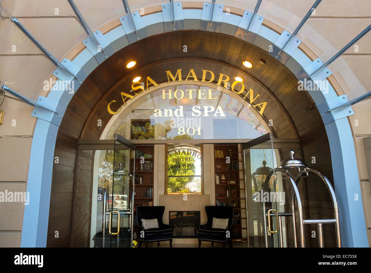 Casa Madrona Hotel and Spa, Sausalito, California Stock Photo